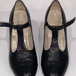 Genuine CHANEL Mary Janes heels
